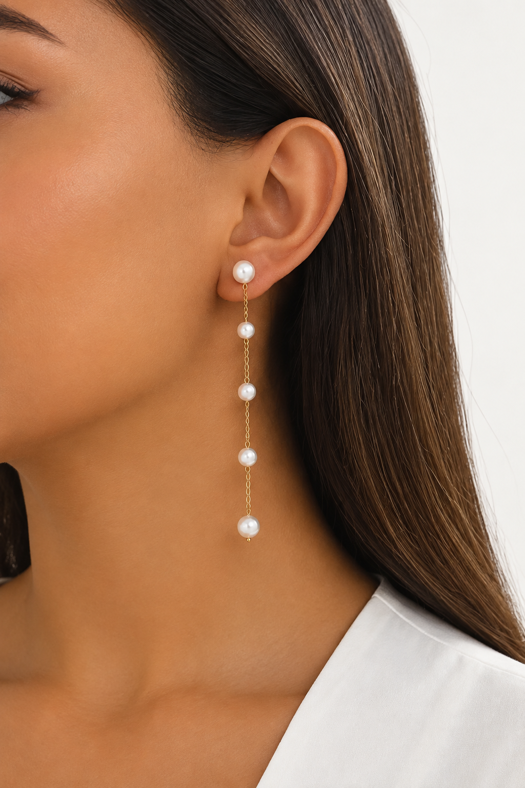 Pearl Dangle Drop Earrings