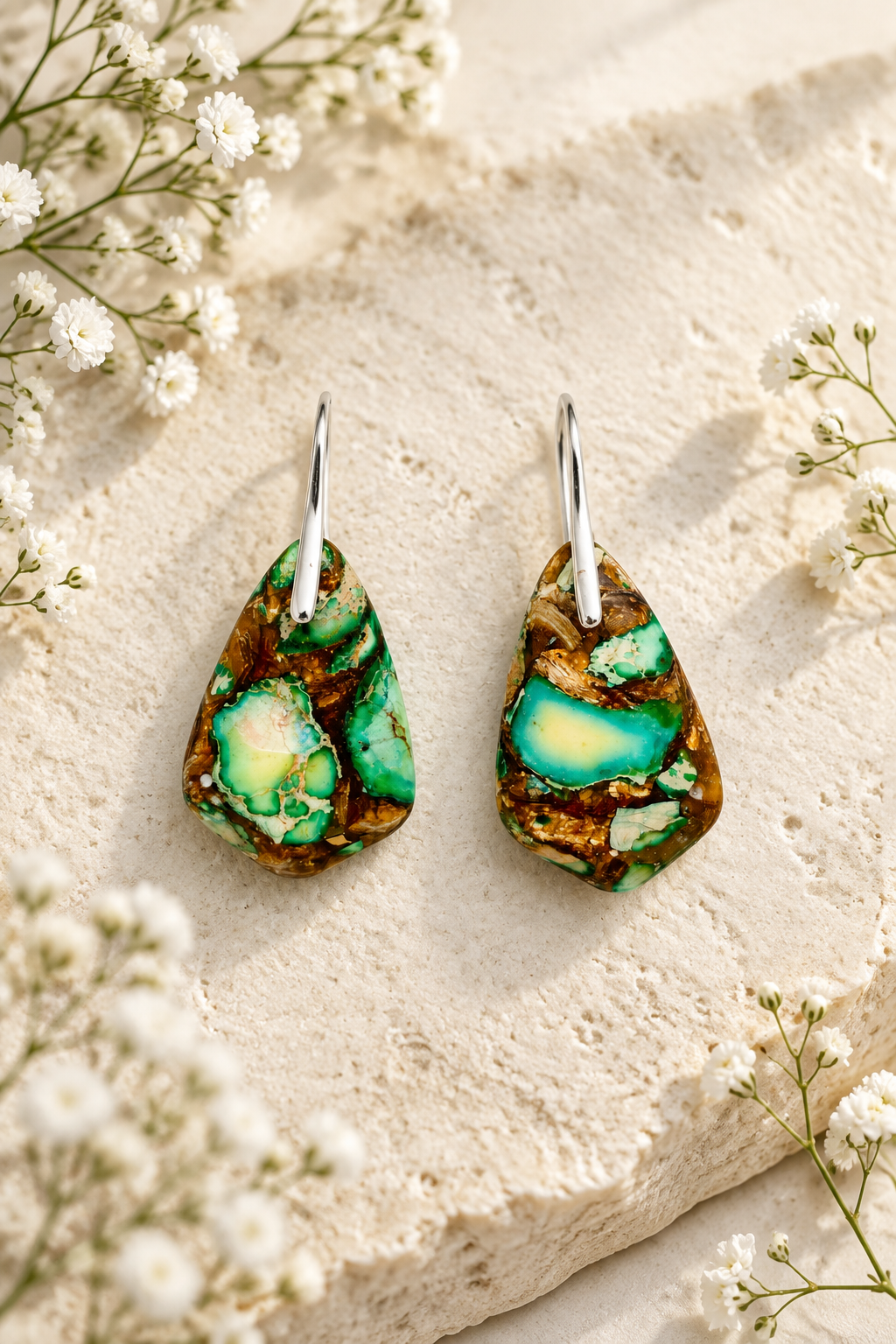 Agate Chakra Earrings
