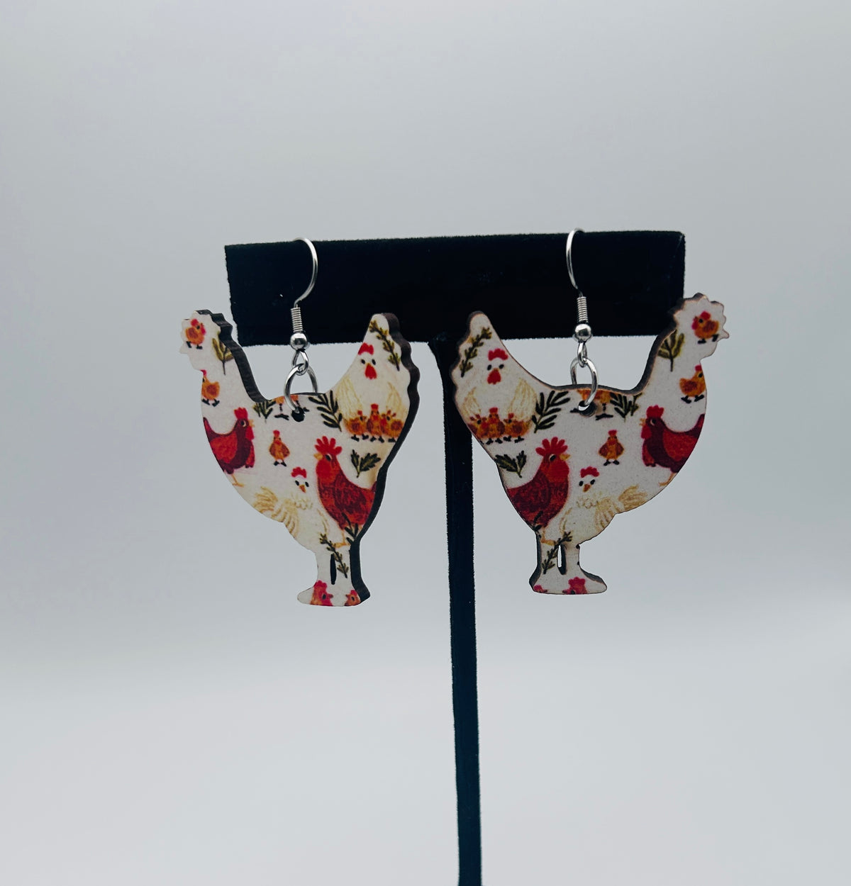 Chicken Earrings