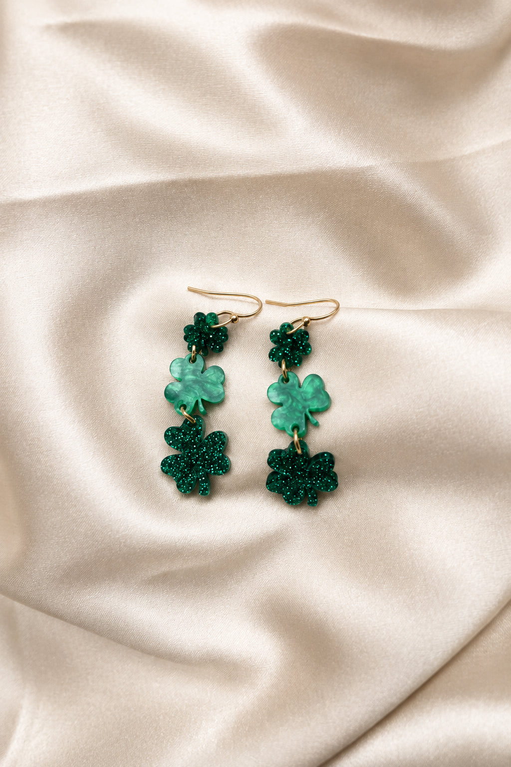Shamrock Dangle Earrings