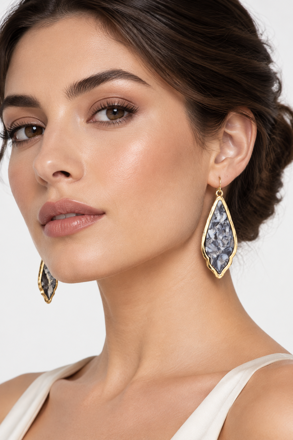 Mosaic Dangle Drop Earrings
