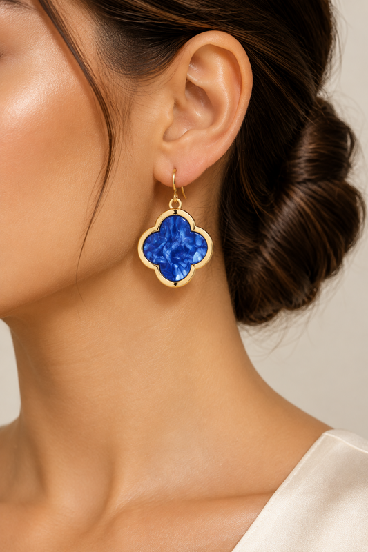Clover Acetate Earrings