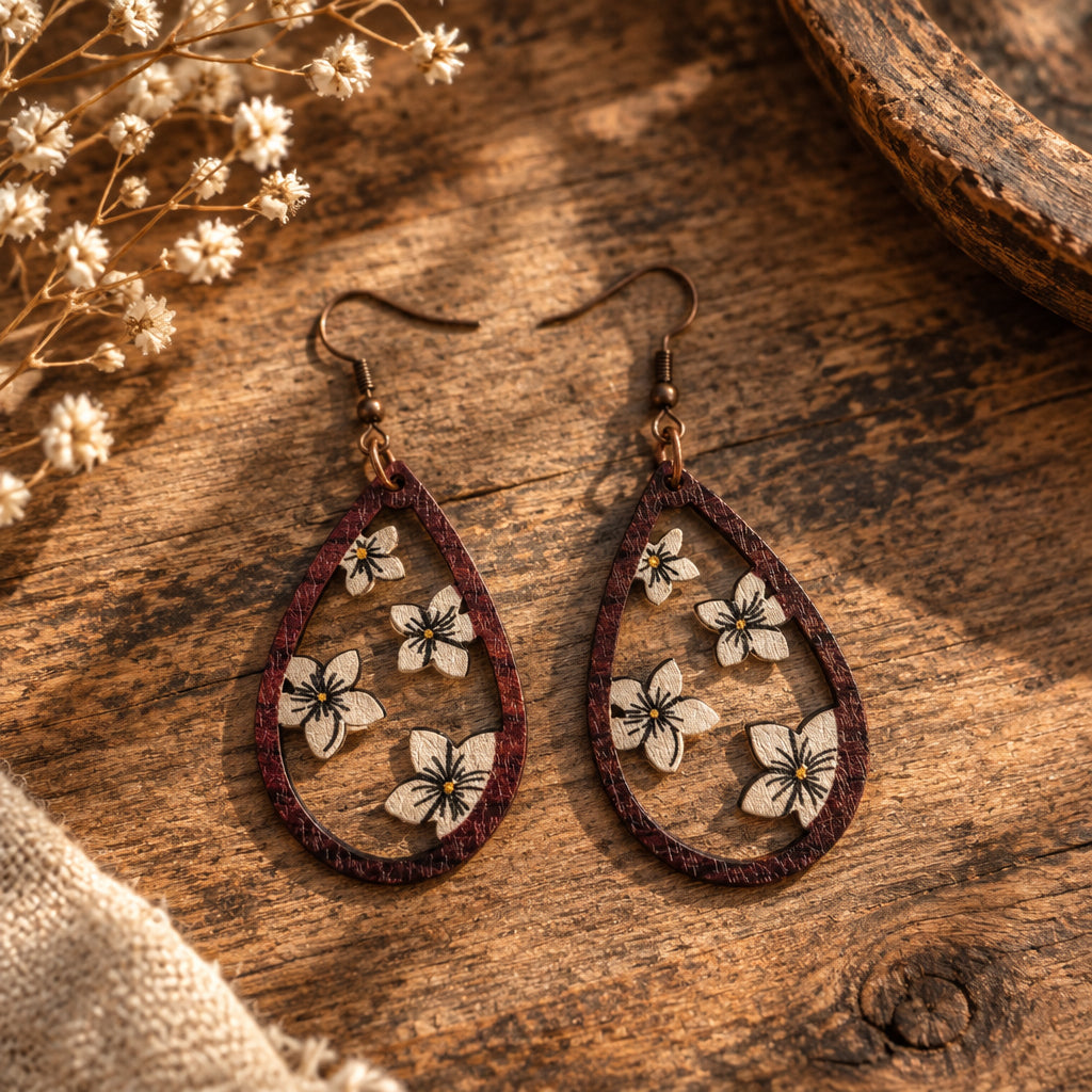 Rustic Dangle Earrings