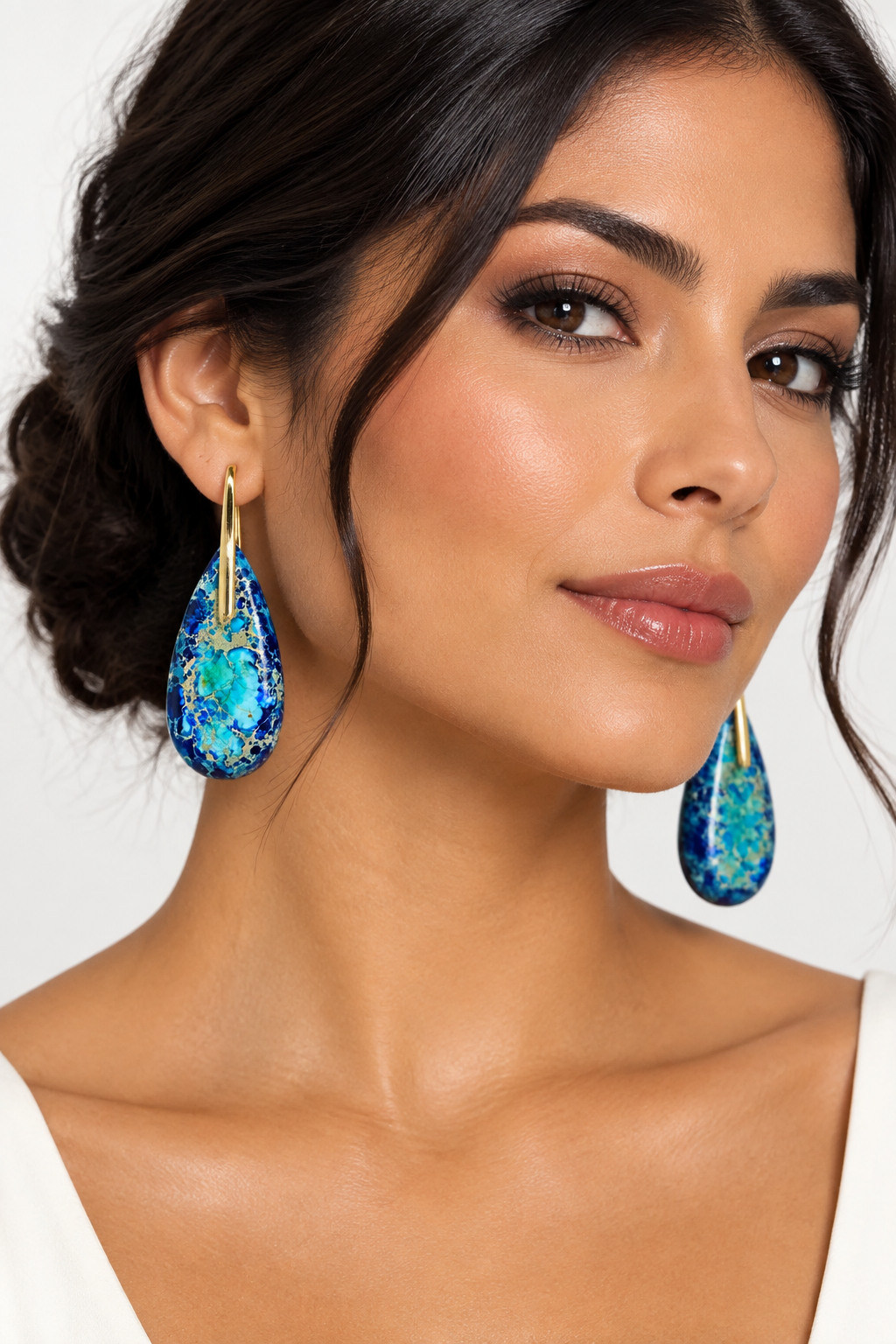 Agate Chakra Earrings